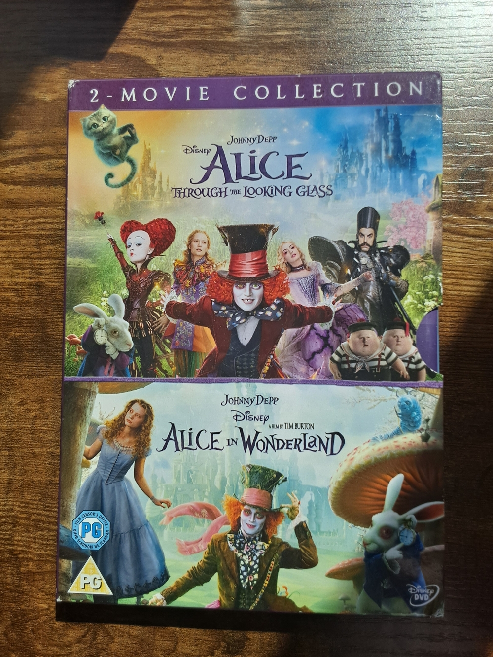 Alice in Wonderland movies 1&2 REGION 2